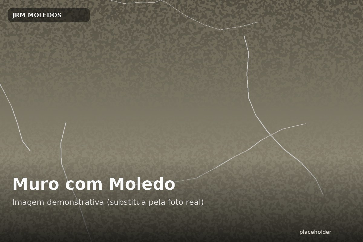 Muro com Pedra Moledo Selecionada