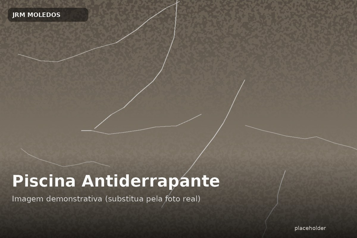 Piscina com Pedra Antiderrapante Natural