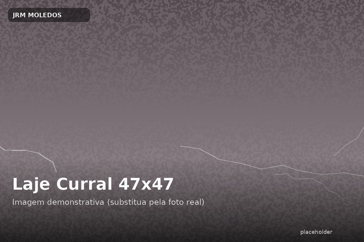 Laje “Curral” 47 x 47 cm (Piso Externo)