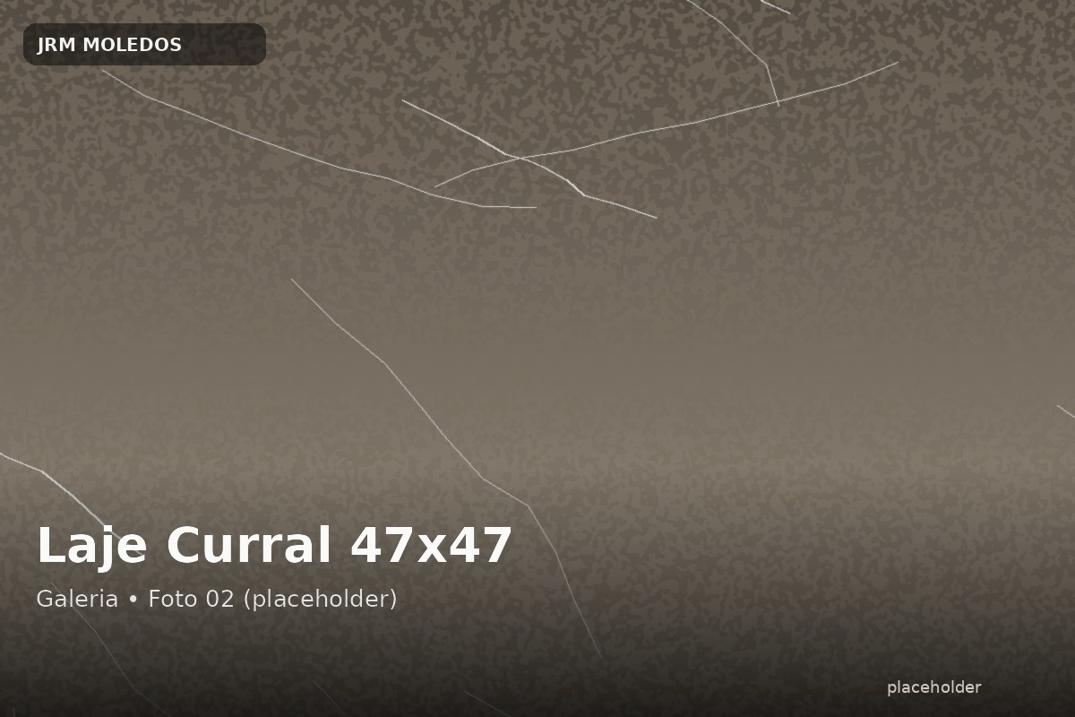 Laje “Curral” 47 x 47 cm (Piso Externo)