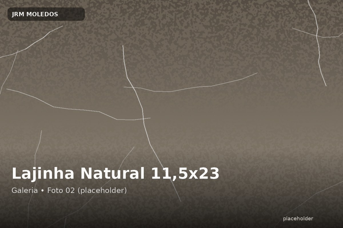 Lajinha Natural 11,5 x 23 cm (Rústica Premium)